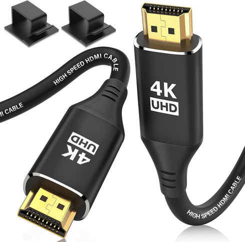 HDMI Cables 30FT, 4K @ 60 Hz in-Wall CL3 Rated HDMI 2.0