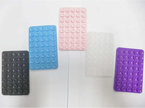 Generic 2 Sets, Mobile Phone Suction Cup Silicone Exquisite Double-Sided Type, Hands-Free Mobile Phone Accessories