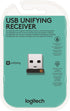 Logitech Unifying Receiver, 2.4 GHz Wireless USB Plug Compatible with Logitech Devices, Black