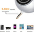Wireless Mini Speaker with 3.5mm Aux Input Jack, 3W Portable Speaker for Cellphone Tablet Laptop, Silver