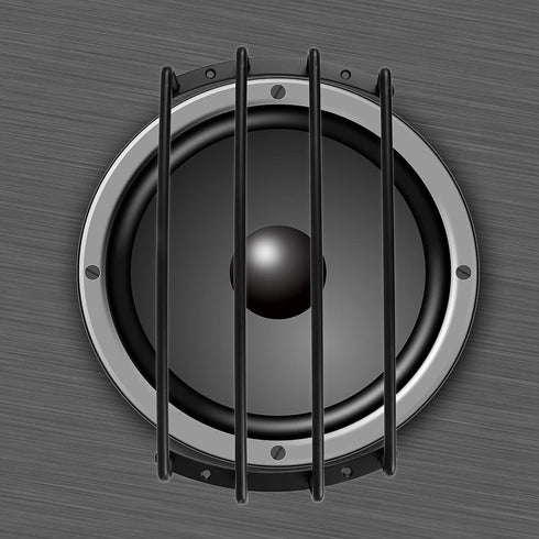 X AUTOHAUX 2pcs 10 Inch Black Metal Car Bar Grille Subwoofer Speaker Grill Cover Guard