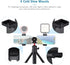 Andoer 4 Multifunctional Smartphone Video Kit Including Universal Phone Tripod Mount with Dual Phone Holders Cold Shoe