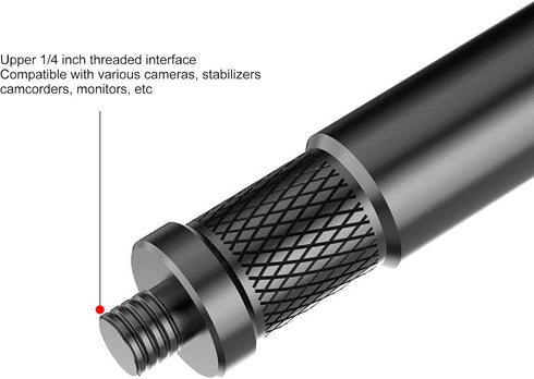 Diyeeni 0.25 inch Selfie Stick Long Pole, Extension Rod for Most Tripods, Cameras, Stabilizers, Lightweight Extension