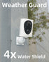 VIRTAVO 2K 2-Way VistaFlask Security Cameras Wireless Outdoor, Battery Powered, AI Motion Detection, for Home Security