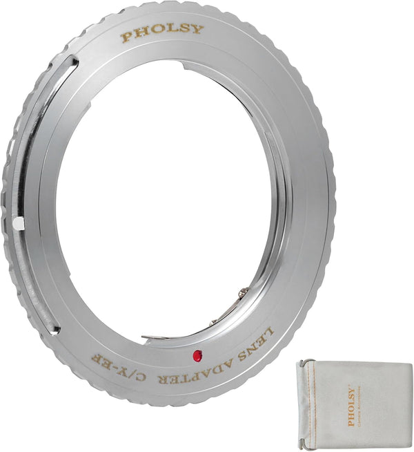 Lens Mount Adapter for Contax Yashica CY Mount Lens to Canon EOS EF-Mount Camera Body