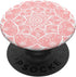 Pink Mandala Boho Chic Flower PopSockets Swappable PopGrip - Cute Bohemian Design