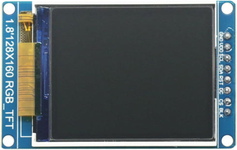 GODIYMODULES 1.8 inch 128x160 ST7735S 3.3V Full Color SPI Full Color TFT LCD Display Module Replace OLED Power Supply