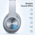 Wireless Bluetooth Headphones, 60 Hours Playtime, Foldable Lightweight Over Ear Hi-Fi Stereo with 6 EQ Modes
