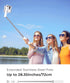 SupeDesk Selfie Stick for iPhone, Extended Portable Selfie Stick, Wireless Remote, Adujustable, Compact Phone Holder