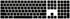 HRH Black Silicone Keyboard Cover Keypad Skin for Magic Keyboard with Numeric Keypad A1843 (US Layout)