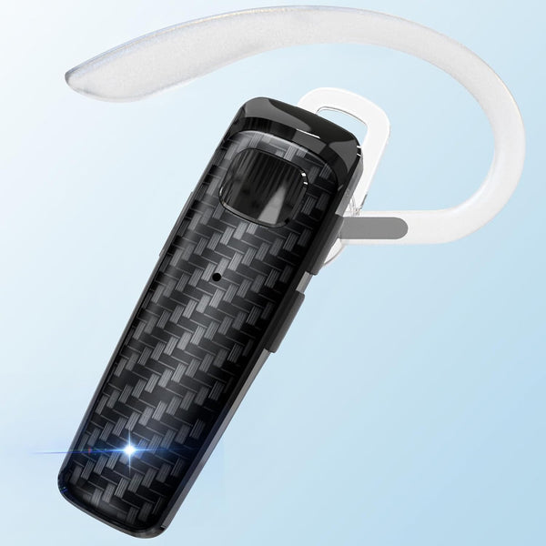 Bluetooth Headset, CVC8.0 Noise Cancelling Wireless Earpiece, 16 Hrs Talk Time, Compatible with iPhone & Android