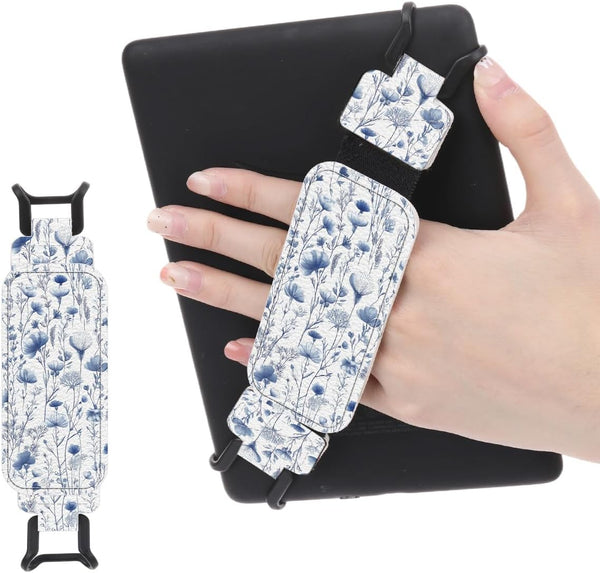 Koazava Secure Hand Strap for 6-7.5" Kindle and Tablets, Versatile Lightweight Faux Leather