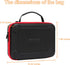 MOSISO Camera Case for GoPro Hero 12/11/10/9/8/7, Hard Travel Carrying Case with Handle & Snap Hook for Action Camera,