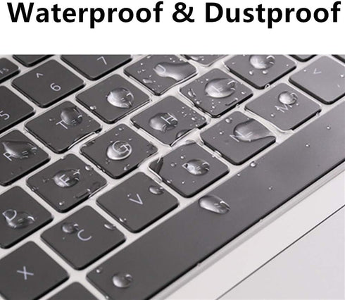 Se7enline Compatible with MacBook Air 2018-2024 Keyboard Cover, 13 inch Soft Protector for MacBook Air