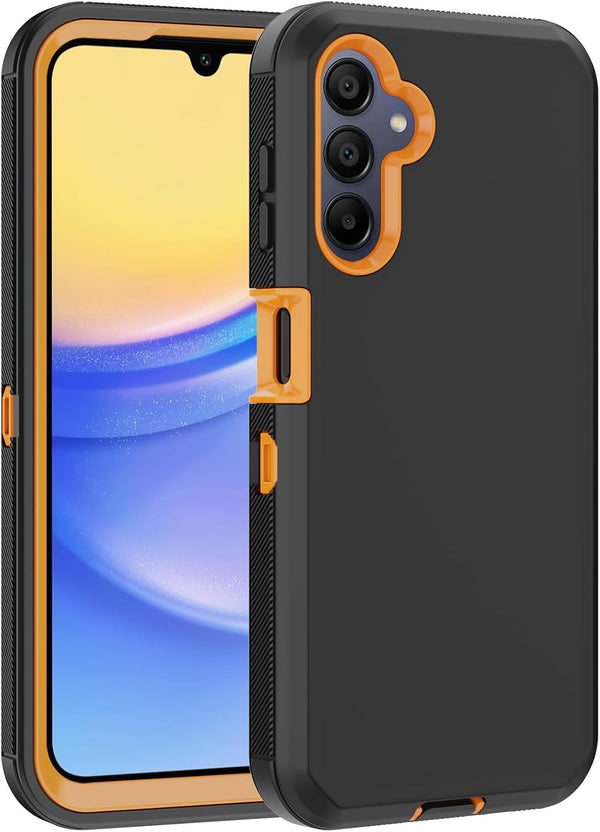 Samsung Galaxy A15 5G Case, with Built-in Screen Protector, Heavy Duty Drop Protection, Full Body Rugged Shockproof