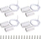 Aoje-Link RC-38A NC Wired Magnetic Door Switch Window Sensor Alarm for Home Security, 4pcs.