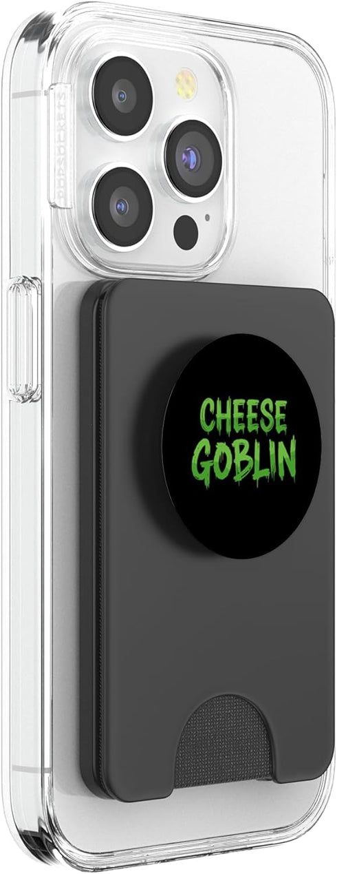 Official Goblin Halloween Costumes Cheese Goblin Funny Food Connoisseur of Fine Cheese Making PopSockets PopWallet