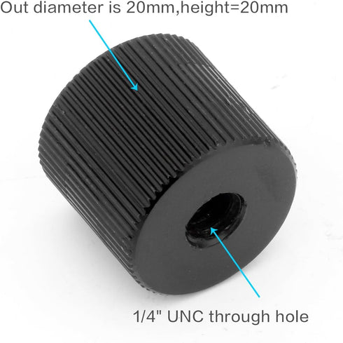 FEICHAO 2Pack Tripod Nut 1/4 Female to 1/4 M4 M5 M6 M8 Female Adapter Screw for Camera Tripod Gimbal Conversion