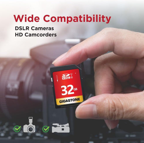 Gigastone GS-SDHC80U1-32GB-R (32GB) Prime Series SDHC Card