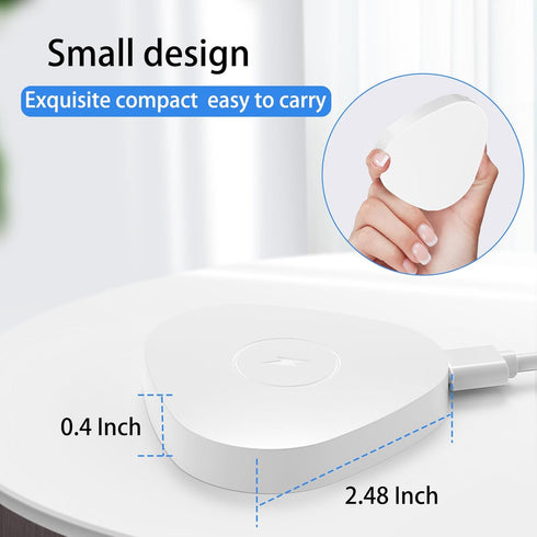Wireless Charger Compatible with Sonos Roam Gen 2nd/1st, Magnetic Charging Base, Dock for Portable Bluetooth Speaker