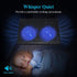 Laptop Cooling Pad with 2 Large Fans, Adjustable Stand, 2-in-1 USB Port, Blue LED Light, Compatible with 14-15 Inch