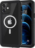 Lanhiem Magnetic Case for iPhone 12, IP68 Waterproof Dustproof, Built-in Screen Protector, Full Body Shockproof Cover,
