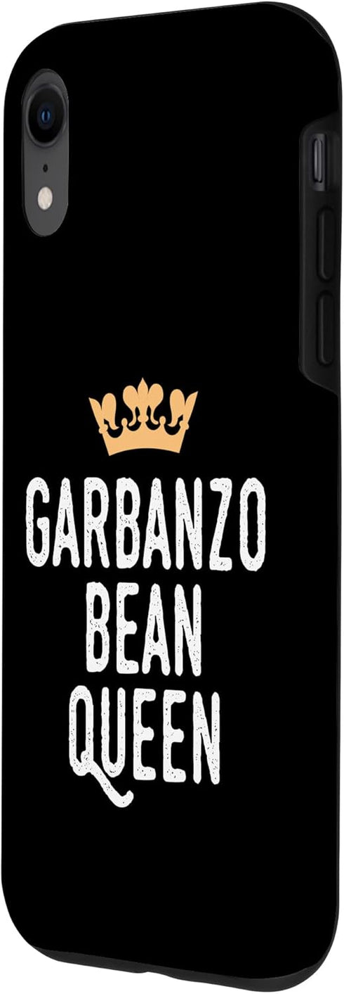 Garbanzo Queen Vegetable Eater Clothing for Women Hummus Garbanzo Bean Queen, Funny Chickpeas Eater Case for iPhone XR