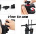 HYSHIKRA Radio Bracket, Microphone Mount Clamp Kit, Ball Head Design, Magic Arm with Clamp and Non-Slip Threads