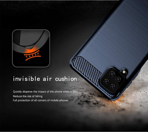 yuanming Galaxy A12 Case with HD Screen Protector, Shock-Absorption Flexible TPU Bumper Cove for Samsung Galaxy A12