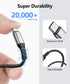 USB C Cable Short 1FT 3Pack, 12 inch 3A USB to USB C Fast Charger Braided Cord for Galaxy S10/S9/S8 Plus, Power Bank