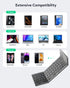 Samsers Multi-Device Foldable Bluetooth Keyboard with Touchpad, Portable Ultra Slim for Android Windows iOS