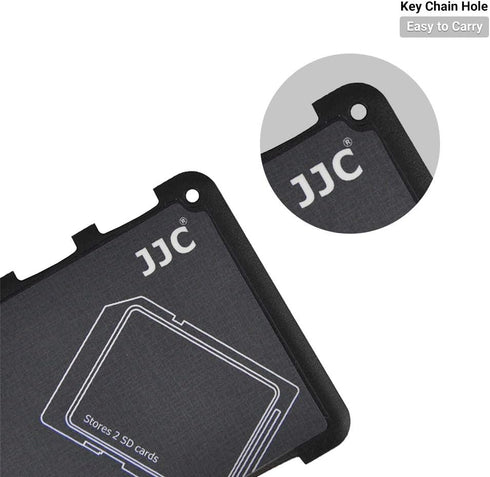 6 Slots SD Micro SD Card Case Storage Organizer, Ultra-Thin Lightweight Credit Card Size for 2 SD SDHC SDXC and 4 Micro