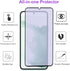 2 Pack Anti Blue Light Tempered Glass Screen Protector for Samsung Galaxy S22 Plus / S22+, 9H Hardness, Blue Light