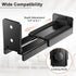PUTORSEN Universal Dual Soundbar Wall Mount, Black, for Most Soundbars, Holds up to 33 lbs, Depth Adjustable 3.5”-6.1”