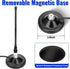 Arridioter 27MHz PL259 Connector,9.84ft RG58 CB Radio Antenna Magnetic Base Kit with BNC Coaxial Cable Compatible