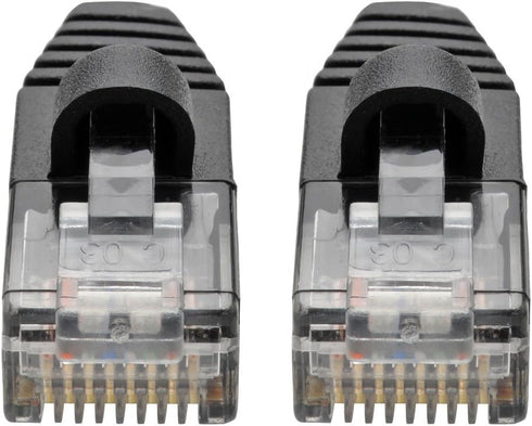 Tripp Lite Cat6a 10G Ethernet Cable - Snagless Molded Slim UTP Network Patch Cable (RJ45 M/M), Black, 6 ft.