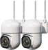 Ayla link 3MP Security Camera Outdoor, 360Pan-Tilt View, 2K HD Cameras for Home Security,