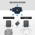 Neewer Backpack Strap Mount Adapter Kit for Peak Design Capture Clip, Quick Release Plate Compatible with Tripod