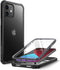Clayco Forza Series Case for iPhone 12 Mini 5.4 inch (2020 Release), Dual Layer Rugged Cover with Built-in Screen