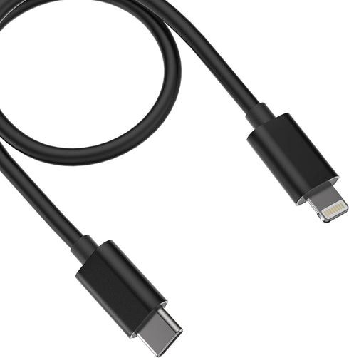 FiiO LT-LT3 USB Type C to Lightning Cable 0.7ft for iOS/Headphone Amp, Supports Lossless Audio