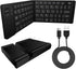 Tek Styz 511 Wireless Bluetooth Keyboard Compatible with Spice Mobile X-Life Pro Built-in Phone Holder/Stand-Ultra Slim
