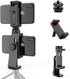 Owine Universal Dual Cell Phone Tripod Mount Adapter - Premium Smartphone Clamp for All Smartphones