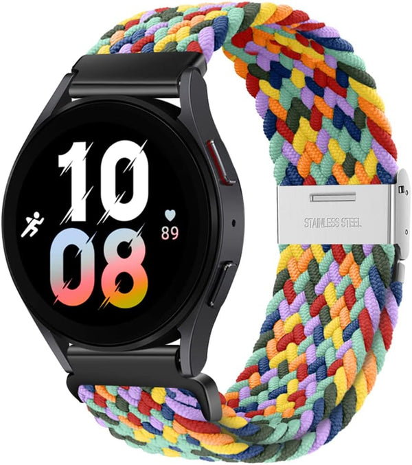 20mm Sport Loop Band for Samsung Galaxy Watch 6/5/4, Compatible with 40mm 44mm/Watch 5 Pro 45mm/Active 2