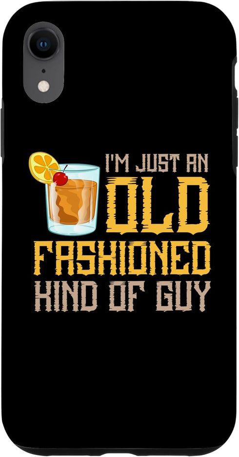 Old Fashioned Drink Cocktail Recipe Case for iPhone XR - Whiskey