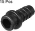 uxcell 15pcs 8-7mm PVC Strain Relief Cord Boot Protector Power Tool Hose Black