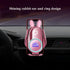 Wireless Car Charger Mount, Auto-Clamping 15W Dashboard Vent, Pink Cute Phone Holder for iPhone 14 13 12 11 Pro SE