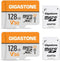 GIGASTONE 128GB 2-Pack Micro SD Card, 4K Video Pro for GoPro, Surveillance, Action Camera, Drone, 95MB/s MicroSDXC