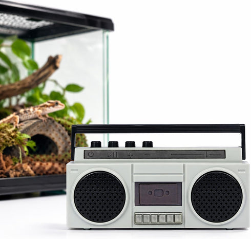 Sourcingbay Terrarium Speaker Mini Bluetooth Speaker for Reptile Enclosure, Low Volume Ambient Sound