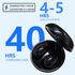 Wireless Earbuds for Kids,Bluetooth Headphones for Small Ears Women Man Adults,25hrs Playtime Built in Mic Earphones Premium Deep Bass in Ear Headset for School Sport Gym (Black)