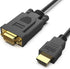 BENFEI HDMI to VGA 10 Feet Cable, Uni-Directional HDMI (Source) to VGA (Display)
